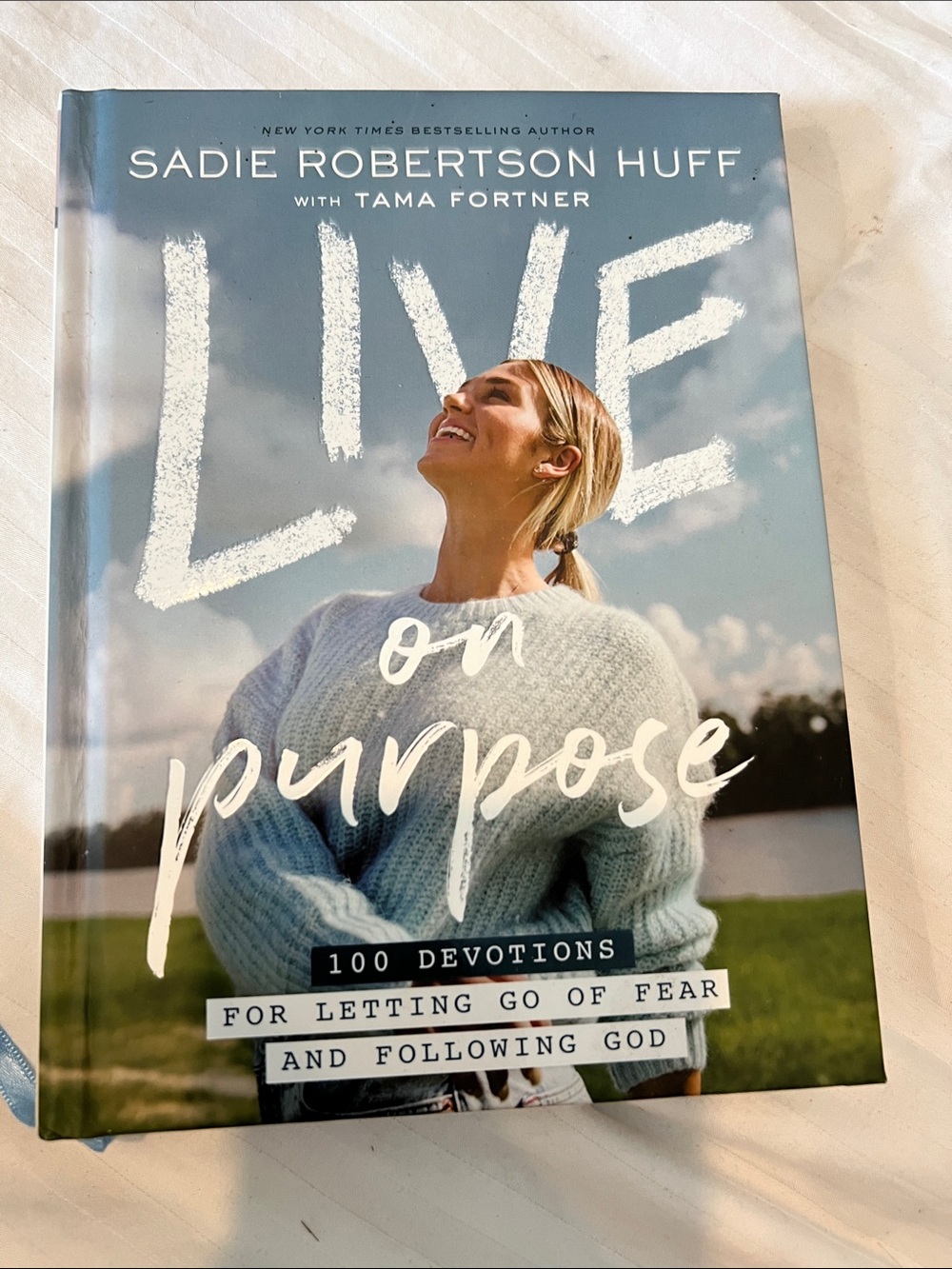 "Live on Purpose" Devotional Book - Blue